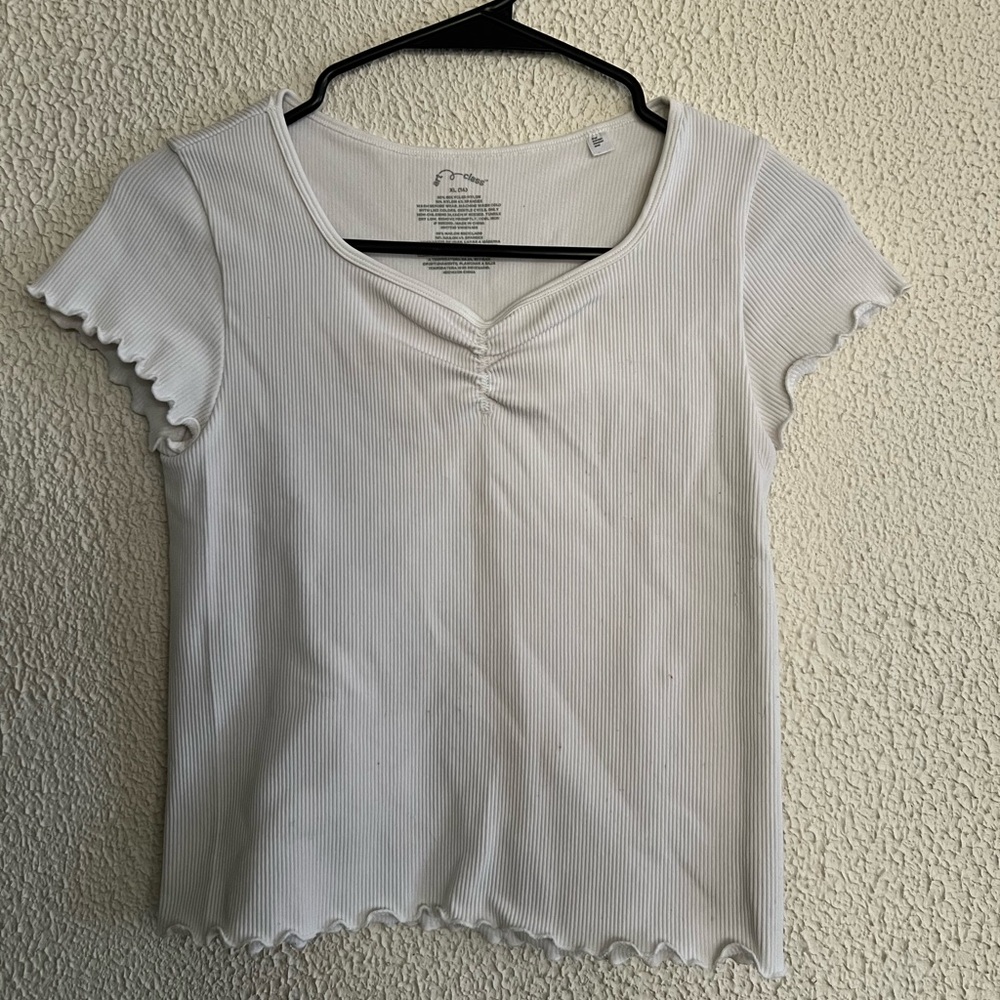 Art Class Off Shoulder Baby Tee